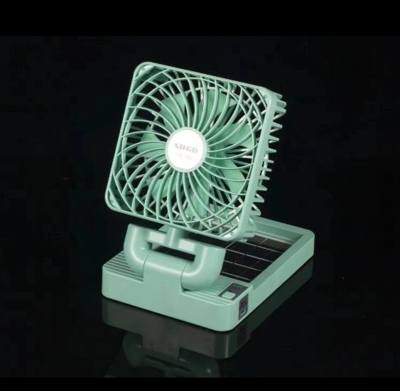 Solar Rechargeable Car fan Dashboard 360 Degree Rotatable fan Car Auto Powerful 3 Speed Cooling Air Fan for All Cars,Tempo,Trucks