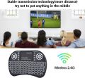 Backlit Mini Wireless Keyboard With Touchpad Work For iPad, PC, Android TV Box, Smart TV, Tablet And Windows Os. 
