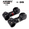 Krsec (kelos) aluminum 6061 adjustment degree ± 35 ° length 90mm clamp 31.8 lifting height ~ 50mm Weight 238g (black white/black red). 