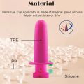 Menstrual Cups Booster for Easy Insertion Reusable Period Cup Applicator Eco Friendly Works with Most Menstrual Cups Care Tool. 