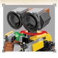-Classic Movie Mini Robot Wall-e MOC Building Blocks Model DIY Bricks Kits Creative Toys for Kids Intelligence Game  . 