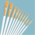 A New Nylon Paintbrush Plastic 10 Piece Set Digital Oil Painting Paintbrush Art Student Line Drawing Brush Gif Good Quality. 