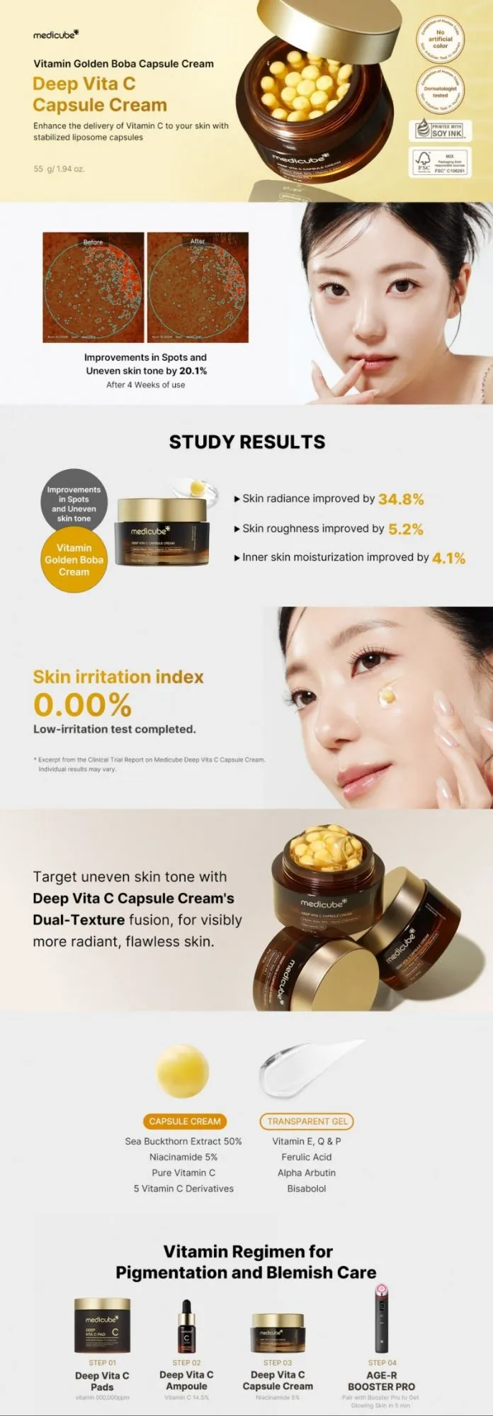 Medicube Deep Vita C Capsule Cream