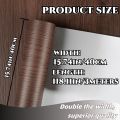 1 Roll 40X300CM Wide Vinyl Flooring Roll Self-Adhesive, Wood Grain Floor sticker Peel and Stick Floor Stickers Durable. 