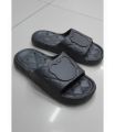 Unisex Rubber Comfort Slippers – Black. 