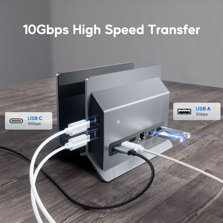 PULWTOP%20Vertical%20Laptop%20Docking%20Station%20With%20M2%20SSD%20Expansion%204K%20HD%20RJ45%20USB%20C%20Hub%20For%20Type%20C%20Notebook%20Workstation%20Setup%20-%20Image%205