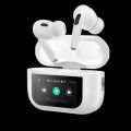 Latest and original saiya T80 ANC pro 6th generation touch display TWS Airpods with ANC/ENC  M10 TWS wireless earbuds with touch control and LED display on charging Box editing high high base boosted sound Quality TWS  Bluetooth wireless Earbuds. 
