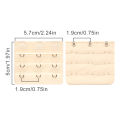 3pcs Women Bra Extenders Extension Underwear Accessories Bra Lengthen Expander 3 Row 3 Buckle Adjustable Hook. 