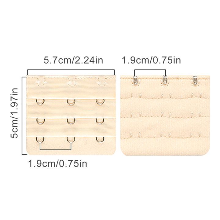 3pcs%20Women%20Bra%20Extenders%20Extension%20Underwear%20Accessories%20Bra%20Lengthen%20Expander%203%20Row%203%20Buckle%20Adjustable%20Hook%20-%20Image%202