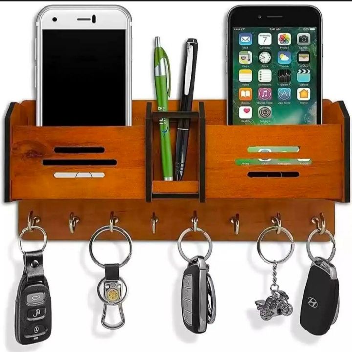 Wooden%20wall%20keychain%20holder%20with%20mobile%20stand%20wall%20mounted%20storage%20box%20wood%20mobile%20phone%20holder%20wood%20keychain%20holder%20wooden%20mobile%20stand%20-%20Image%206