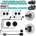 Motorcycle Helmet Bluetooth Headset Intercom Microphone Universal Accessories Full Helmet Half Helmet 3/4 Helmet Face-off Helmet.