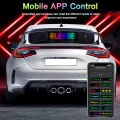 Car LED Sign Bluetooth APP LED Matrix Pixel Panel Night Light DIY Programmable Flexible LED Display For Car Store Hotel Bar. 