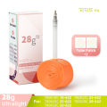 Rrskit New Ultralight Road Bicycle Inner Tube 28g 18-32c Bike Tpu Tire 700c 45/65/85mm Length French Valve Super Light Tube. 