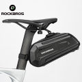 ROCKBROS1.7L Bicycle Bag Waterproof Rear Large Capatity Quick Release Seatpost Shockproof Double Zipper Rear Bag Accessories. 