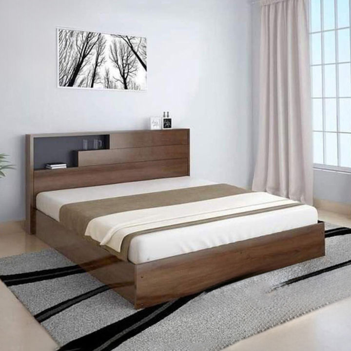 AndorMahal (MDF) Malaysian Process Wood Stylish Khat/Bed Single Size