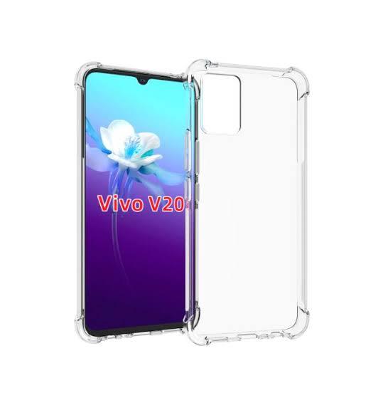 Vivo v20 এর জন্য ব্যাক কেস স্বচ্ছ কভার tpu ব্যাক কেস