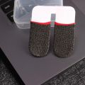 Mobile Gaming Finger Sleeve Anti-Sweat Finger Cover For PUBG Mobile Game Silver Fiber Touchscreen Gamer Thumb Protector 10pcs. 