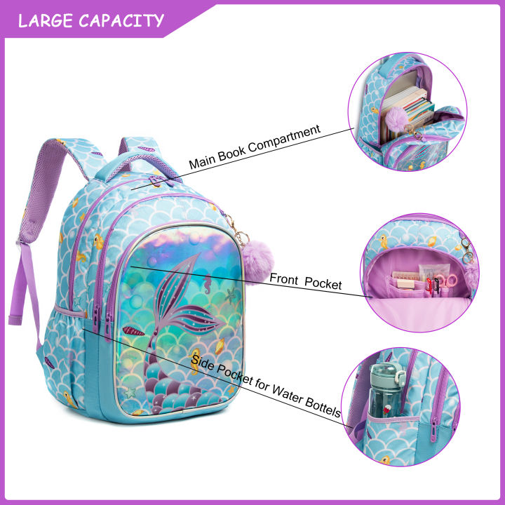Meetbelify%20Cute%20%20Blue%20Mermaid%20Backpacks%20%20%20for%20Girls%20%20Elementary%20Kindergarten%20Students%20with%20Lunchbag%20and%20Penbag%20pen%20gpt%20-%20Image%203