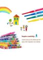 Crayola Crayons-Non Toxic Crayons-Crayola Oil Pastel Set with 12 Colors Twistable Crayons,Watercolor Effect Portable Rotating Crayon Kit, Gift for Kids. 