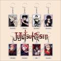 Jujutsu Kaisen Anime Acrylic Keychain & Display Card | Gojo Satoru vs Sukuna Aesthetic Anime Eye Keychain. 