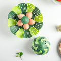 Plastic Folding Lotus Steamer Food Grade Steaming Rack Fruit Baskets Kitchen Storage Racks Vegetable Vapor Cooker Dish Cookware.