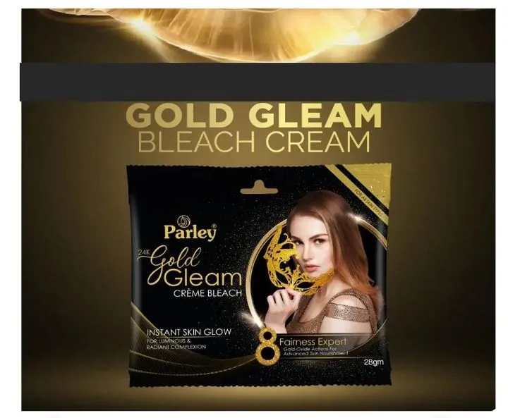 Pack%20of%205%20Parley%20Bleach%20Fairness%20Expert%2024k%20Gold%20Gleam%20Creme%20Bleach%20-%2028/gram%20-%20Image%202