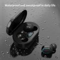Headset Bluetooth E75 TWS Digital LED Display. 