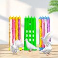 Birds Pigeon Parrot Rings Stand Birds Training Articles New Racing Pigeon Foot Place Pigeon Leg Ring Holder Bands Rack. 