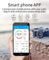Weight scale Bluetooth with Body Mass Weight Indicator in Mobile app & Indoor temperature with smart record maker. 
