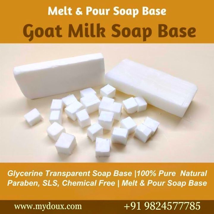 Goat Milk Soap Base ( 100 G.M ) SLS/SLES FREE
