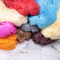 200g/Pc Thick Crocheting Hollow Yarn Nylon Cord Knitting Thread Crochet Line DIY Bracelet mat hat bag Shoes handmade 3mm 200m. 