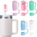 1/5Pcs 10mm Straw Covers Cap Compatible with Stanley 30&40 Oz Tumbler Cute Reusable Drink Straws Covers Kitchen Accessories. 