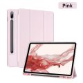 Flip Leather for Samsung Galaxy Tab S10 S8 Ultra 14.6 S8 S7 Plus S7 FE 12.4 S7 S8 11 S6 Lite Silicone with Pen Slot Tablet Cover.