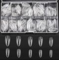 100 Pieces of Transparent Ultra-thin and Invisible Half and Full Toe Nail Covers In 10 Different Models for Nail Salons and Toe Nail Decoration. 