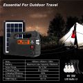 Solar Portable Lighting Solar Power Panel Generator Kit with 3 LED Bulbs Outdoor Camping Hiking Solar Lighting Small Home System. 