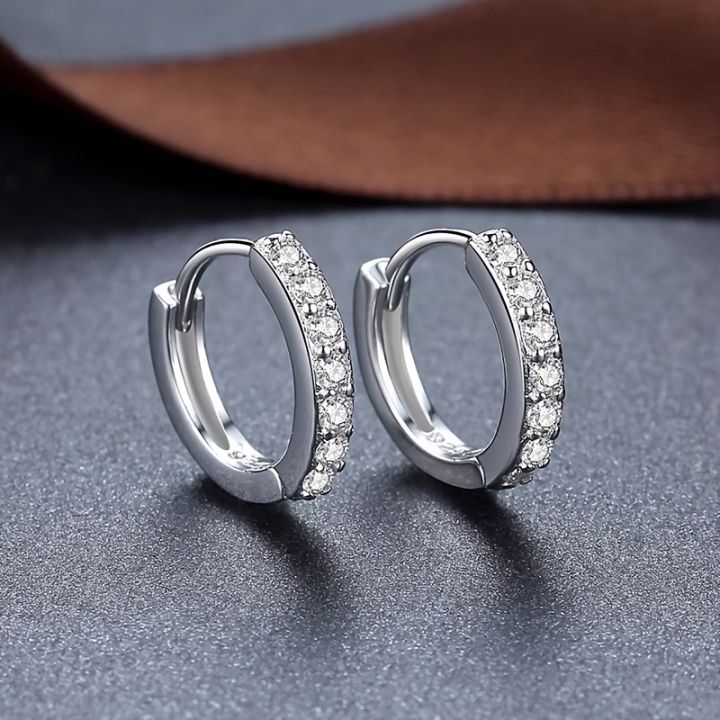 1pair%20Exquisite%20Synthetic%20Zircon%20Decor%20Hoop%20Earrings,%20Fashion%20Earrings%20For%20Men%20Women%20-%20Image%206