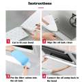 10 PCs kitchen disposable grease filter cotton range hood oil absorbent with tarpaulin. 