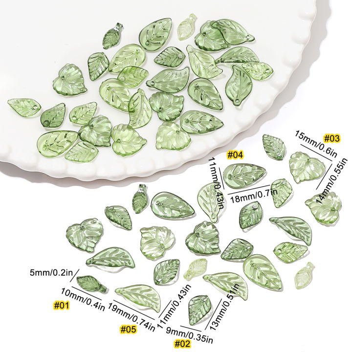 100Pcs%20acrylic%20mini%20small%20tree%20leaves,%20light%20green,%20dark%20green,%20each%2050Pcs%20beads,%20handmade%20DIY%20making%20jewelry%20bracelet%20accessori%20-%20Image%204