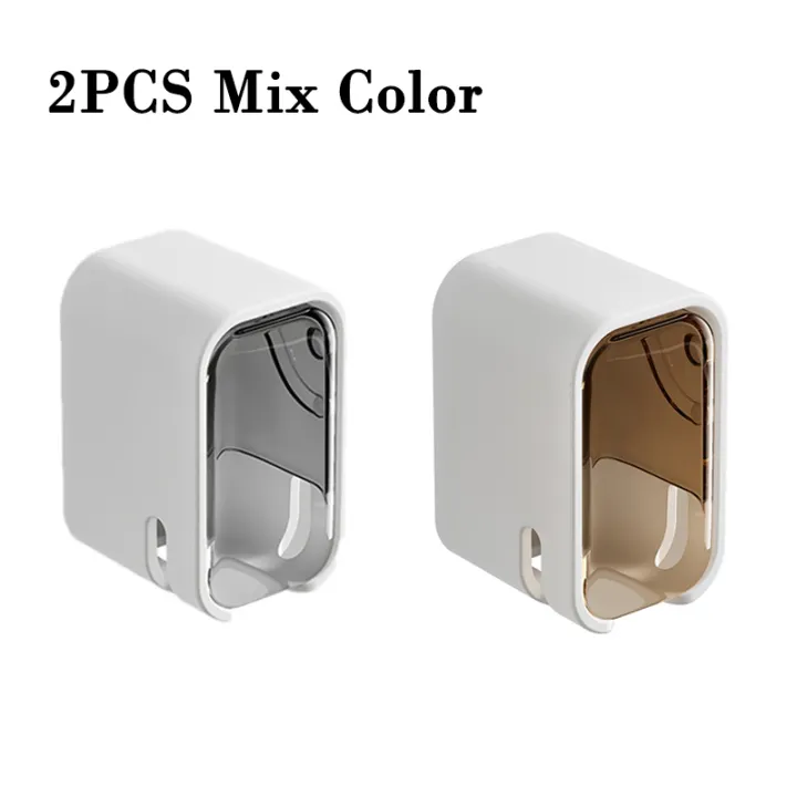 2/3/4PCS%20Wall%20Mounted%20Toothbrush%20Holder%20Dustproof%20Toothbrush%20Storage%20Box%20With%20Cover%20Electric%20Toothbrush%20Storage%20Rack%20Organizers%20-%20Image%208