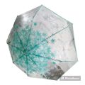 Korean Umbrella Folding Cute Korean Mini Fresh Simple Sen Series Trifold Japanese Cherry Blossom Transparent Umbrella. 