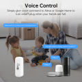Manhot Wifi Smart Temperature Humidity Sensor Indoor Thermomete Monitoring Controller Smart Life Works With Alexa  Home. 