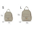 2025 New Design Cartoon Childrens Backpack Animal Embroidery Pattern School Bag Boys Girls Toddler Kindergarten Kids Backpack.