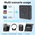 Bluetooth 5.3 Aux Receiver Wireless Car Bluetooth Adapter 3.5mm To 3.5mm Jack Audio Music Mic Handsfree Adapter for Car Speaker.