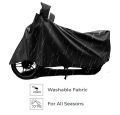 Autofy Universal Bike Cover UV Protection & Dustproof Bike Body Cover for Two Wheeler Bike Scooter Scooty Activa (Black). 