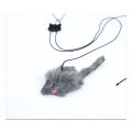 Hanging door mouse teasing cat stick elastic clip door swing hanging jumping toy cat relief pet supplies.