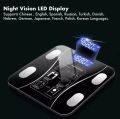 180 Kg Digital Weight Machine Weighing Scale with Bluetooth Body Fat for Human Body Weight Smart LED Scales Weight, Bathroom Scales Electronic for Household, Personal Scale Fitness Temperature Measure. 