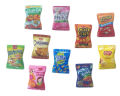 10PCS/Lot 1/6 Scale Dollhouse Miniature Resin Chips Model Mini Snack for Doll House Decor Toys Accessories.