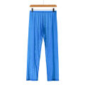 Men's  Soft Mesh Sheer See-through Stretch Pants Trousers Sleepwear Hot Translucent Men Pants Homewear. 
