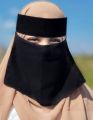 Saudi style short naqaab. 