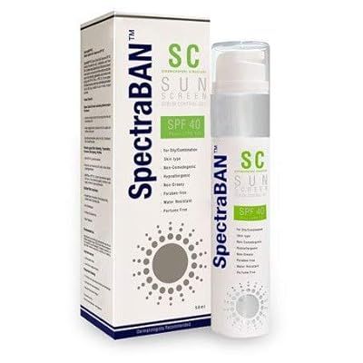 SpectraBAN SC sunscreen sebum control gel SPF40 pa+++ 45ml in Pakistan